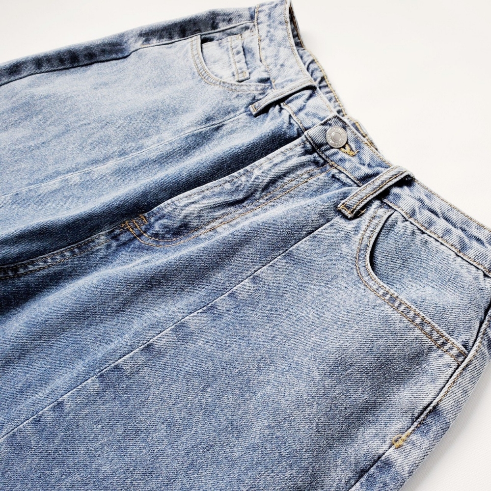 DENIM WASH ANKLE JEANS